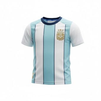Conjunto Argentina Balboa Dry Fit Messi 10 - Infantil