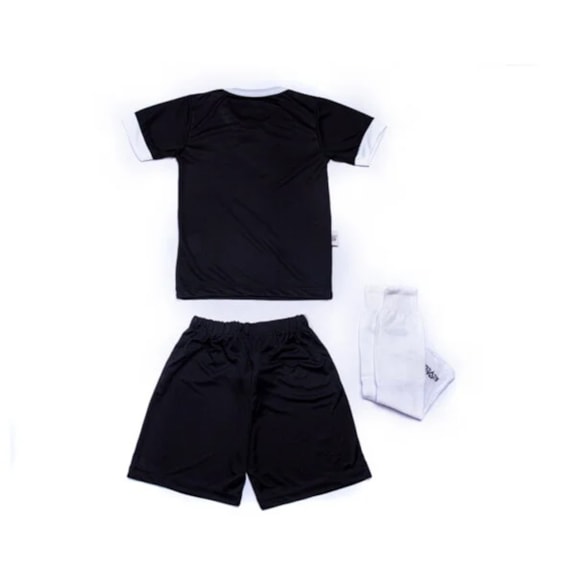 Conjunto Corinthians Artilheiro - Camisa + Shorts + Meião - Infantil