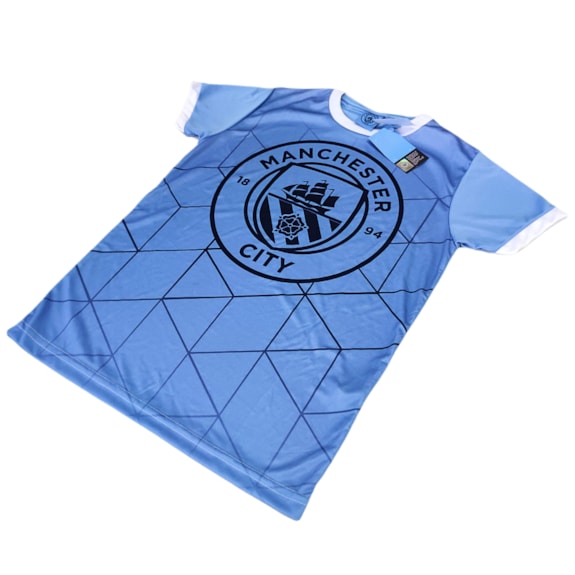Conjunto Manchester City Símbolo - Camisa + Bermuda - Infantil