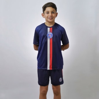 Conjunto PSG Símbolo Mini Craque - Camisa + Shorts - Infantil