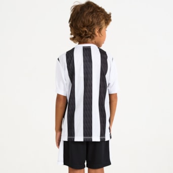 Conjunto Santos Símbolo Mini Craque Camisa + Shorts - Infantil