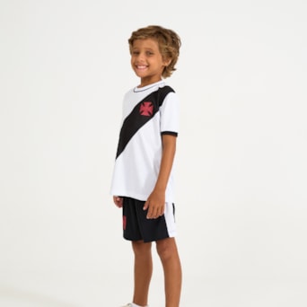 Conjunto Vasco Da Gama Mini Craque Cruz De Malta - Infantil
