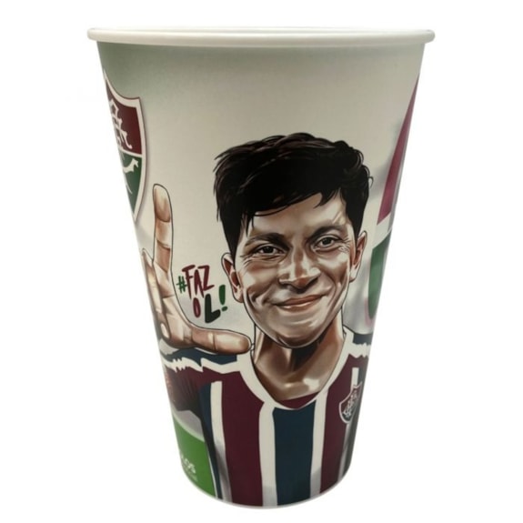 Copo Fluminense Ídolos Germán Cano 550ml Oficial