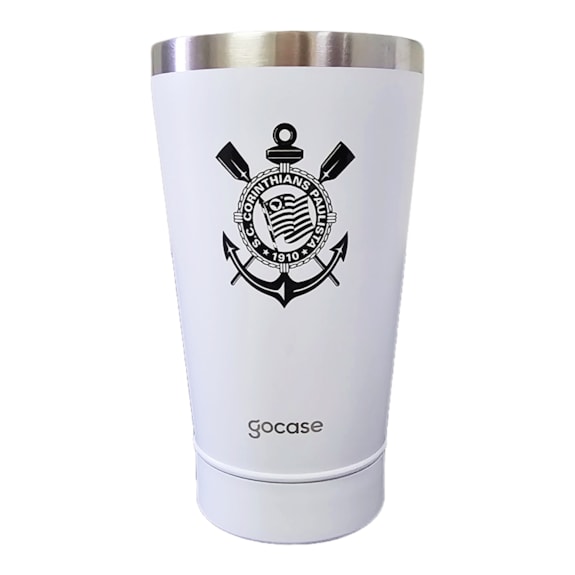 Copo Térmico Corinthians Escudos Gocase Vibe 470ml Oficial