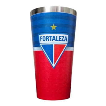 Copo Térmico Fortaleza 473ml Gluck Licenciado Cor:Azul/Vermelho;Tamanho:Único