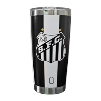 Copo Térmico Santos 591ml Gluck Licenciado Gênero:Unissex Cor:Incolor Tamanho:Único