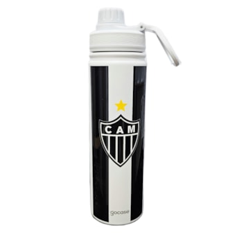 Garrafa Térmica Fresh Atlético Mineiro 650ml Gocase Branca Oficial
