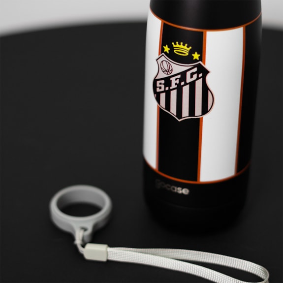 Garrafa Térmica Santos Gocase Urban Preta 500ml Oficial