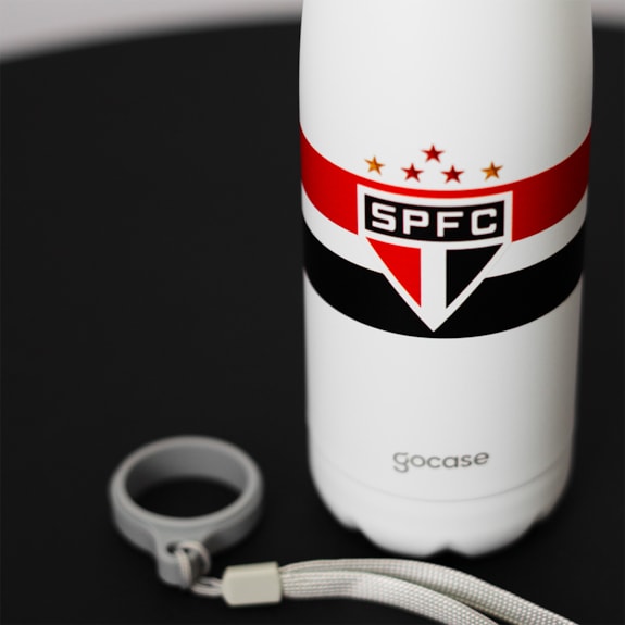 Garrafa Térmica São Paulo Gocase Urban Branca 500ml Oficial