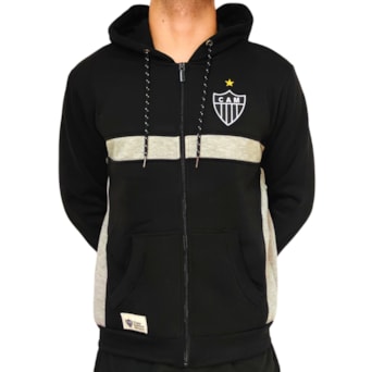 Jaqueta Atlético Mineiro Moletom Símbolo Lotus  - Masculino