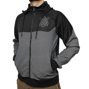 Jaqueta Corinthians Classic Símbolo Preta - Masculino