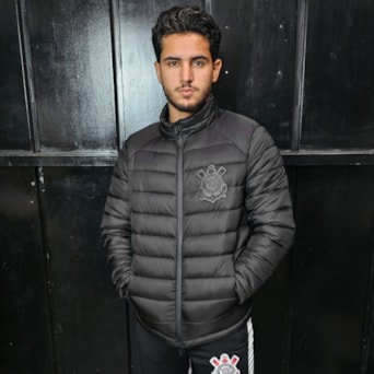 Jaqueta Corinthians Puffer All Black - Masculino