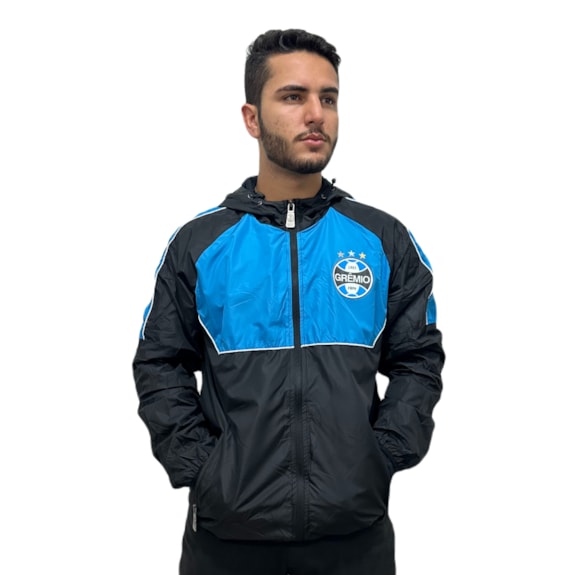 Jaqueta Grêmio Corta Vento Cutts Tricolor - Masculino