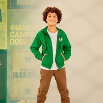 Jaqueta Palmeiras Corta Vento Fit - Infantil