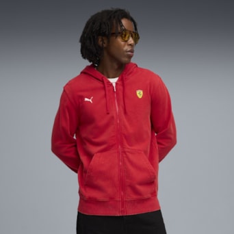 Jaqueta Puma Ferrari Vintage Hooded Vermelho - Masculino