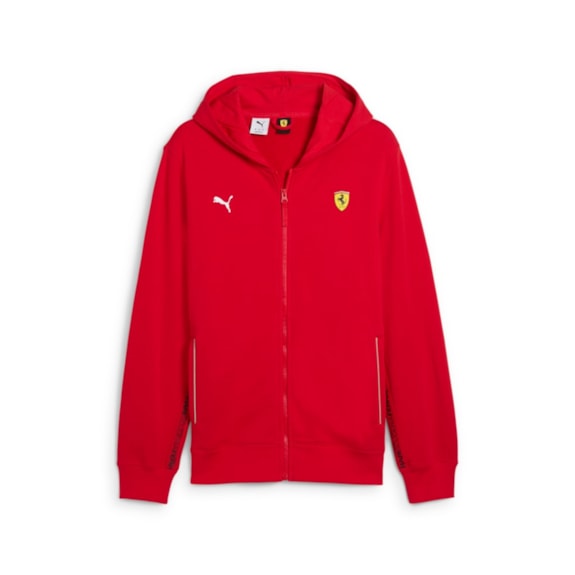 Jaqueta Puma Moletom Ferrari Race Vermelha - Masculino