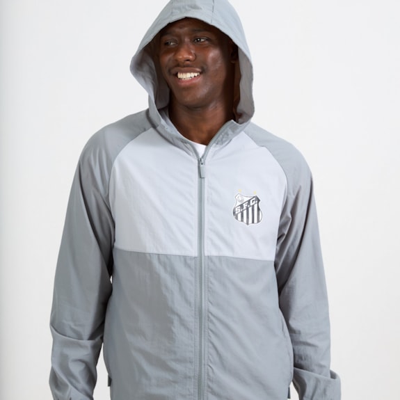Jaqueta Santos Corta Vento Kodiak Cinza - Masculino