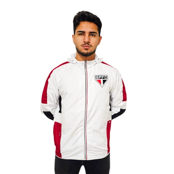 Jaqueta São Paulo Quebra Vento Branco - Masculino