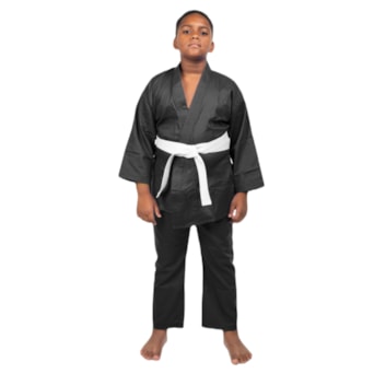 Kimono Haganah Judô / Karatê Preto - Infantil