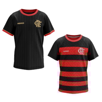 Kit 2 Camisas Flamengo Mistura + Principia - Infantil