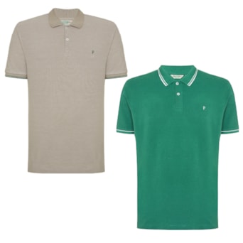 Kit 2 Camisas Palmeiras Polo 1914 Frisos - Masculino