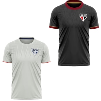 Kit 2 Camisas São Paulo Enlace + Mistura - Masculino