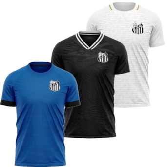 Kit 3 Camisas Santos Armadilha + Manto + Ponto - Masculino