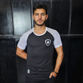 Kit Botafogo Camisa Basic Símbolo + Boné Escudo Bordado - Masculino