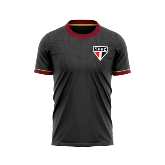Kit Camisa São Paulo Mistura + Boné Preto Basic - Masculino
