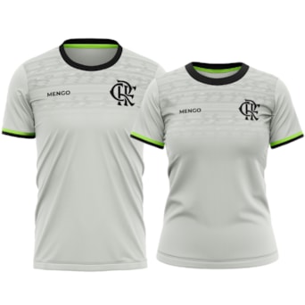 Kit Casal Flamengo Camisa Lumina + Baby Look Lumina - Oficial