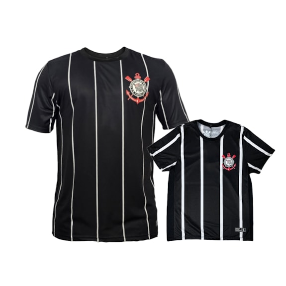 Kit Corinthians Pai e Filho 2 Camisas Torcedor Oficial