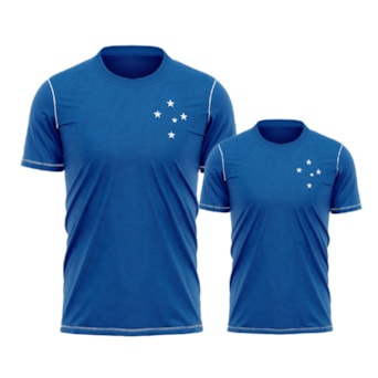 Kit Cruzeiro Pai e Filho 2 Camisas Torcedor Oficial