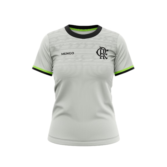 Kit Flamengo Camisa Baby Look Lumina + Chaveiro - Feminino