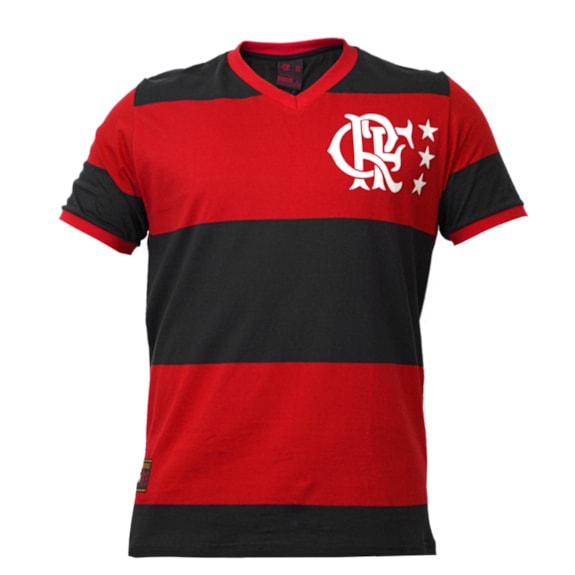 Kit Flamengo Camisa Retrô Libertadores + Caneca + Chaveiro Brasão - Masculino