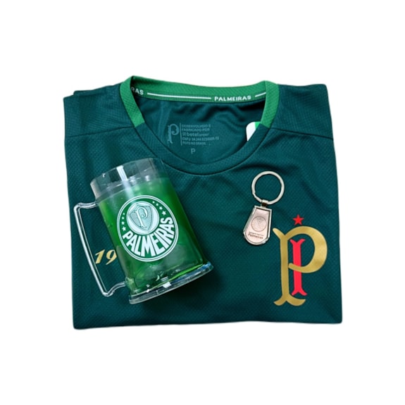 Kit Palmeiras Camisa Energy IV + Caneca + Chaveiro - Masculino