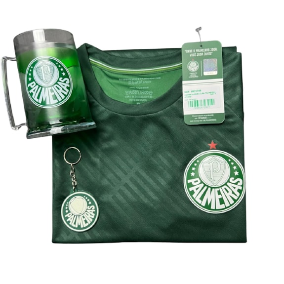 Kit Palmeiras Camisa Storm + Caneca + Chaveiro Borracha - Masculino