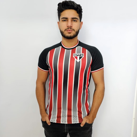 Kit São Paulo Oficial - Camisa Arrow + Caneca + Chaveiro - Masculino