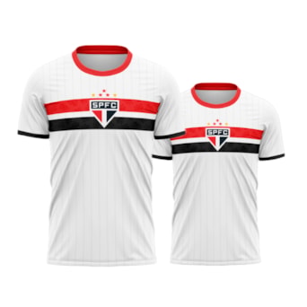 Kit São Paulo Pai e Filho 2 Camisas Torcedor Oficial