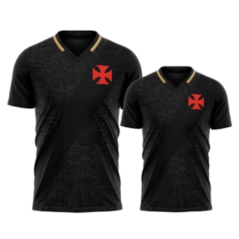 Kit Vasco da Gama Pai e Filho 2 Camisas Torcedor Oficial