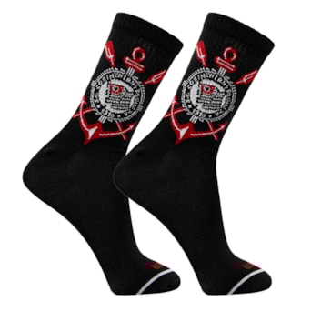 Meia Corinthians Esportiva Rikam Cano Médio - Masculino