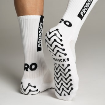 Meia Esportiva Pro Socks Ultragrip Antiderrapante - Unissex