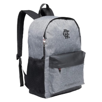 Mochila Flamengo Escolar Esportiva Xeryus Cinza Oficial