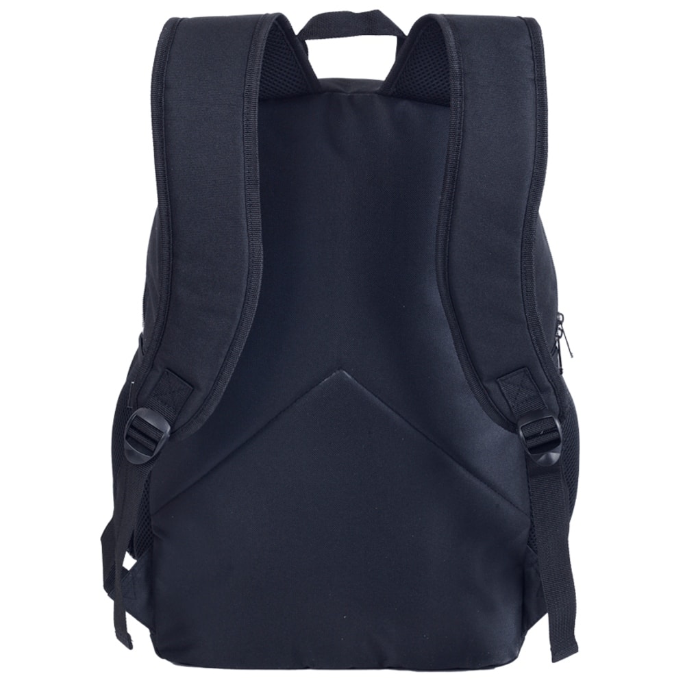 Mochila Escolar Real Madrid Oficial - 2 Compartimentos, Tirantes Ajustables, Poliéster, Tamaño 38x31x14 Cm