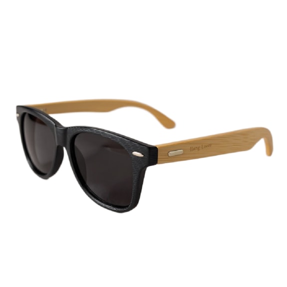 Óculos De Sol Hang Loose Bambu Claro Oficial