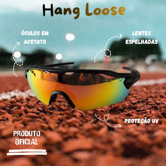 Óculos De Sol Hang Loose Sport Corrida Oficial