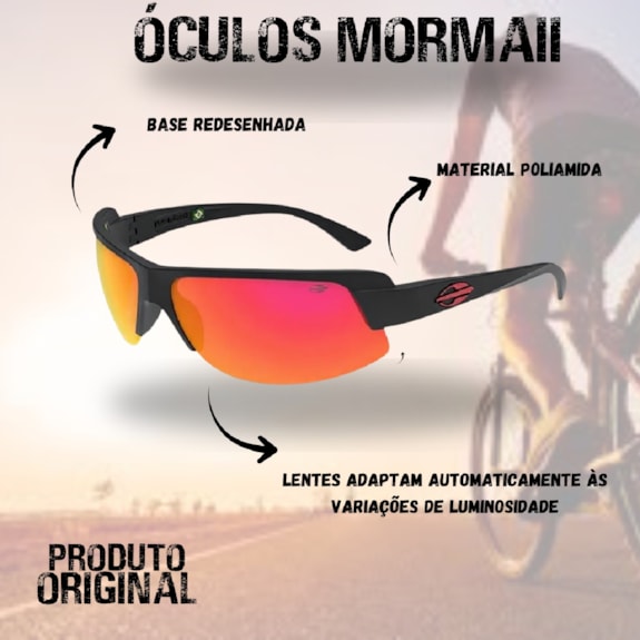 Óculos De Sol Mormaii Gamboa Air 4 Esportivo Original