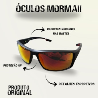 Óculos De Sol Mormaii Joaca 4 Vermelho Original