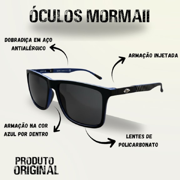 Óculos De Sol Mormaii Kona Parede Azul Original