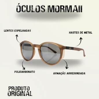 Óculos De Sol Mormaii Maui Nude Fosco Original