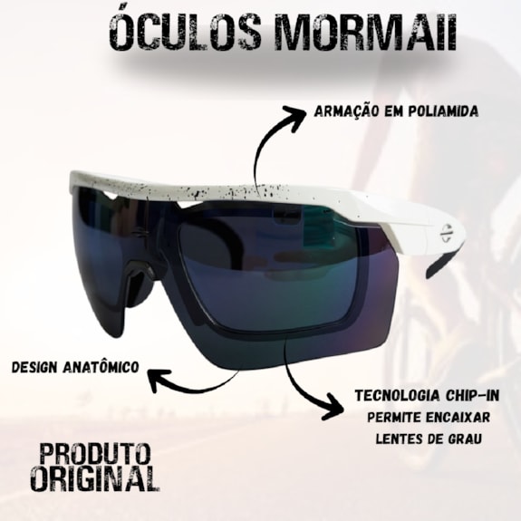 Óculos Sol Mormaii Smash 2 Esportes com Grau Duas Lentes Original